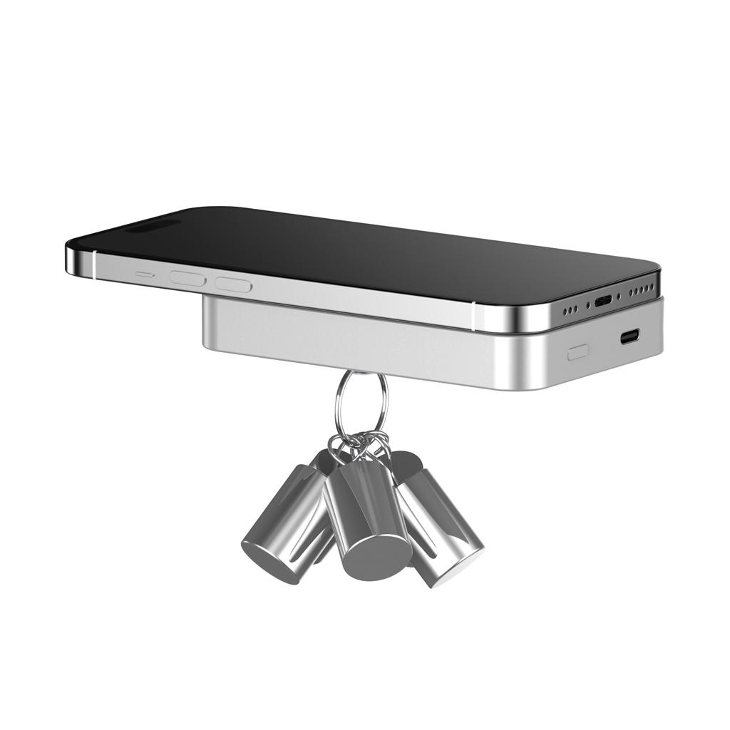 Powerbank Urban Vitamin Malibu din plastic/aluminiu RCS 5.000 mAh silver