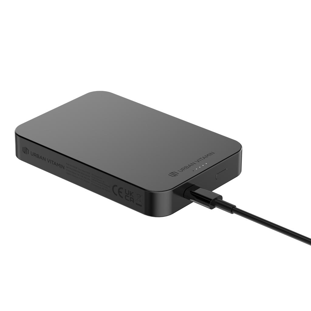 Powerbank Urban Vitamin Compton din plastic/aluminiu RCS 10.000 mAh black