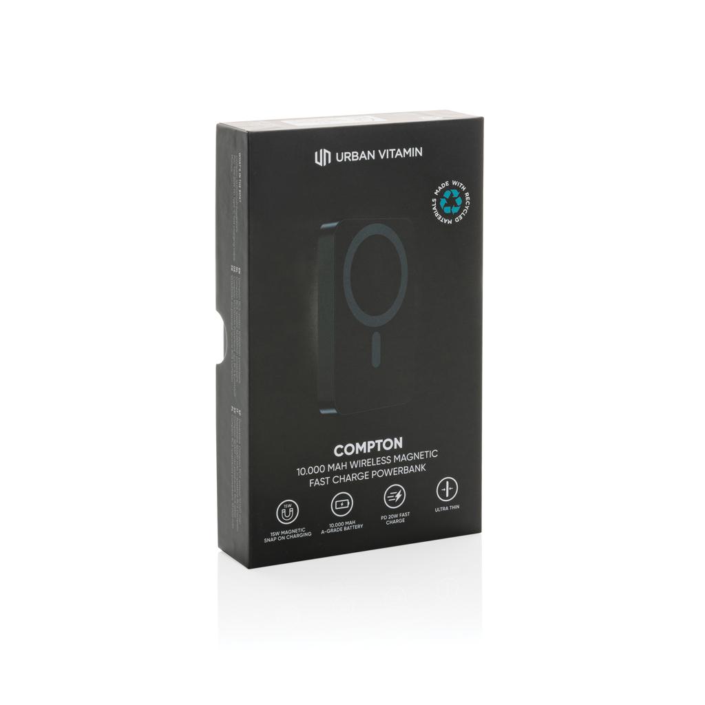 Powerbank Urban Vitamin Compton din plastic/aluminiu RCS 10.000 mAh black