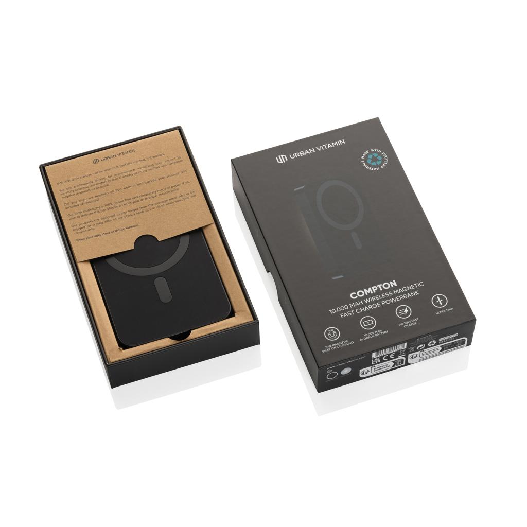 Powerbank Urban Vitamin Compton din plastic/aluminiu RCS 10.000 mAh black