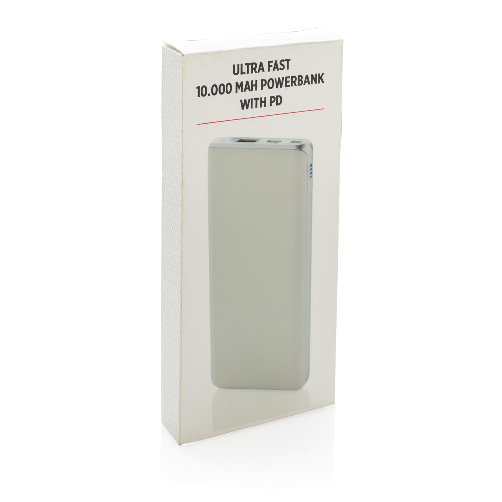 Powerbank ultra rapid 10.000 mAh cu PD transparent