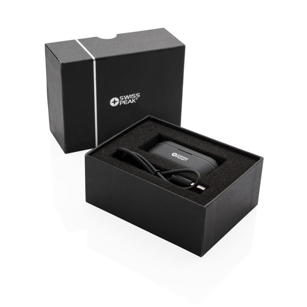 Căști TWS Swiss Peak black