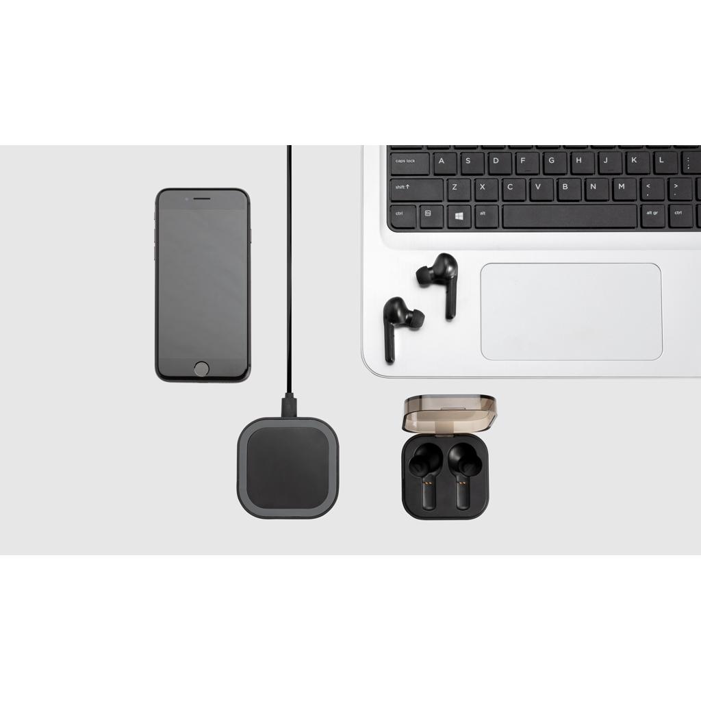 Căști TWS în carcasă de încărcare wireless black