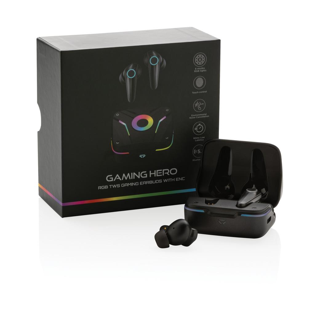 Căști de gaming cu ENC RGB black