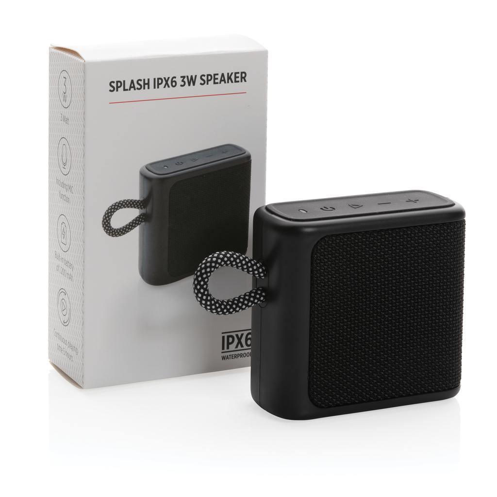 Difuzor IPX6 de 3W Splash  black