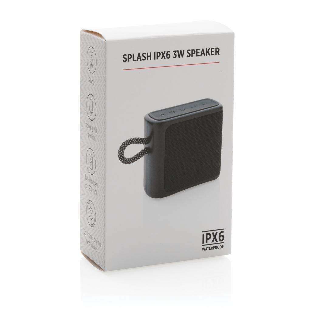 Difuzor IPX6 de 3W Splash  black