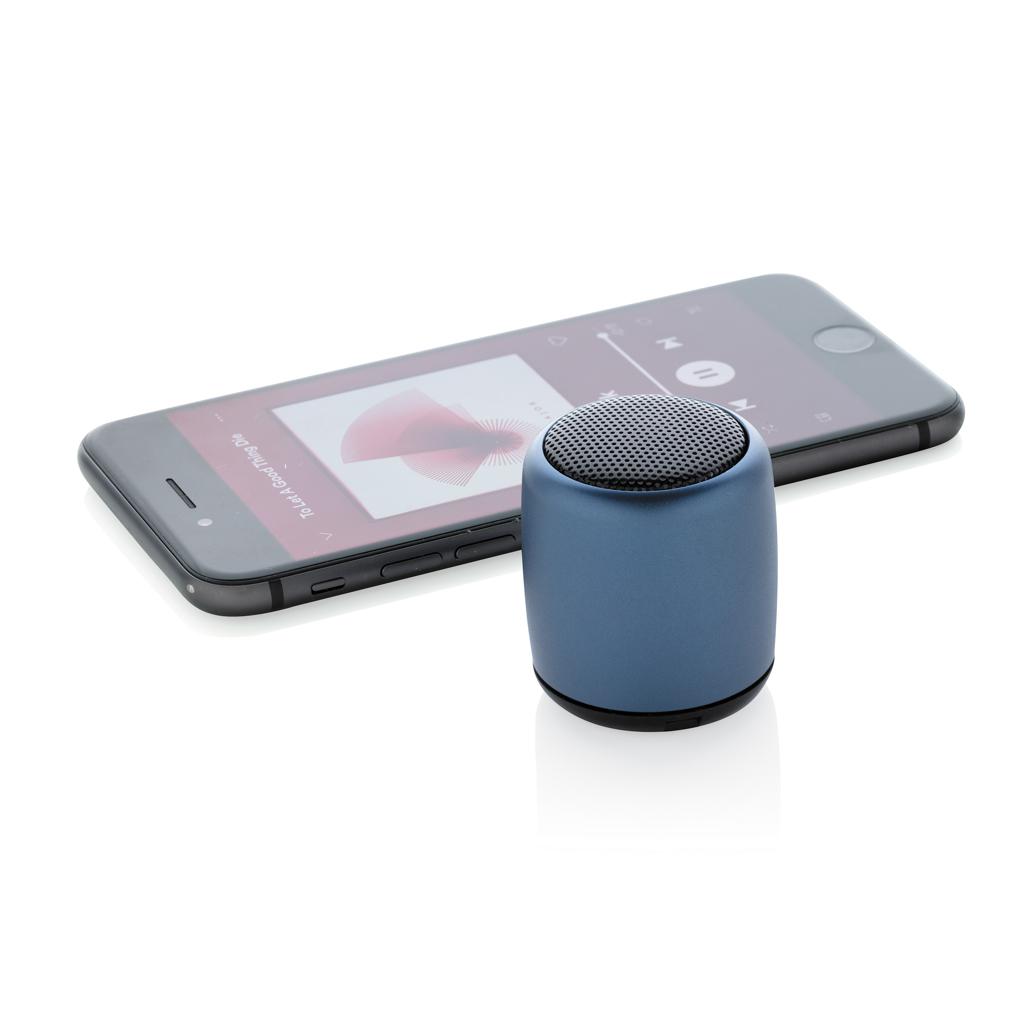 Difuzor wireless mini din aluminiu blue