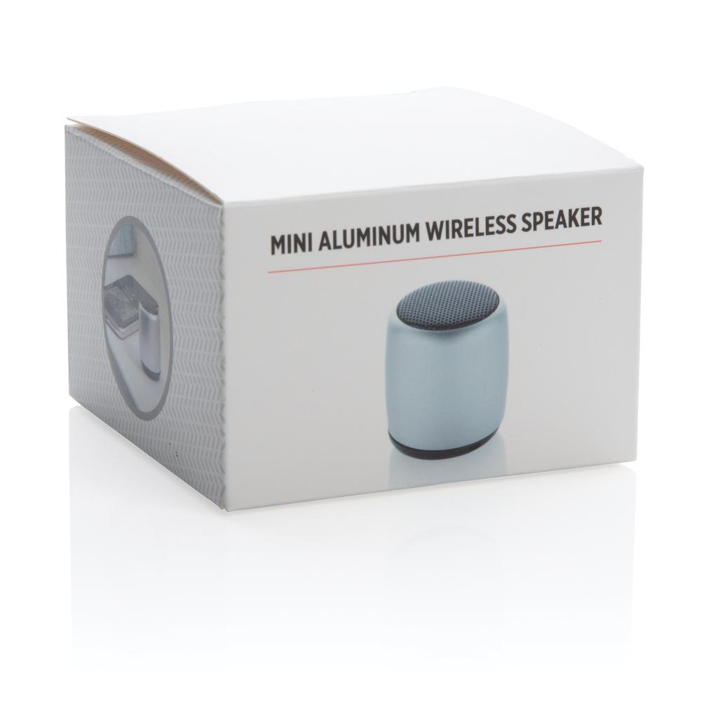 Difuzor wireless mini din aluminiu silver