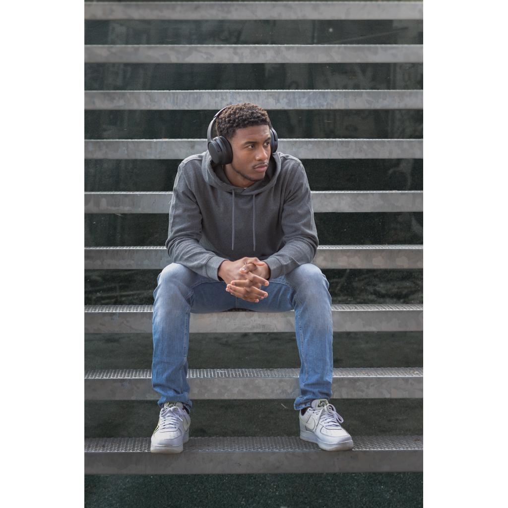 Căști din plastic reciclat RCS Palo Alto Urban Vitamin black