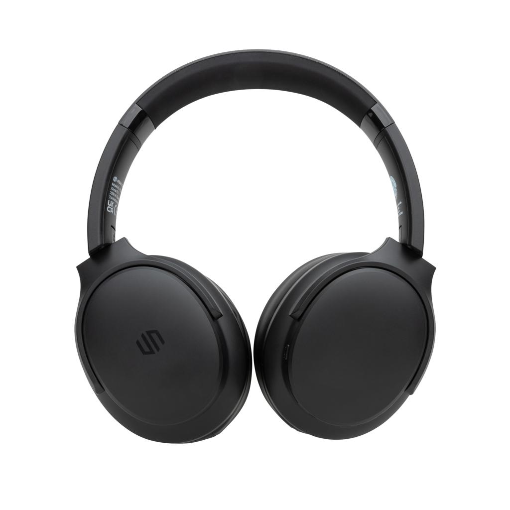 Căști din plastic reciclat RCS Palo Alto Urban Vitamin black