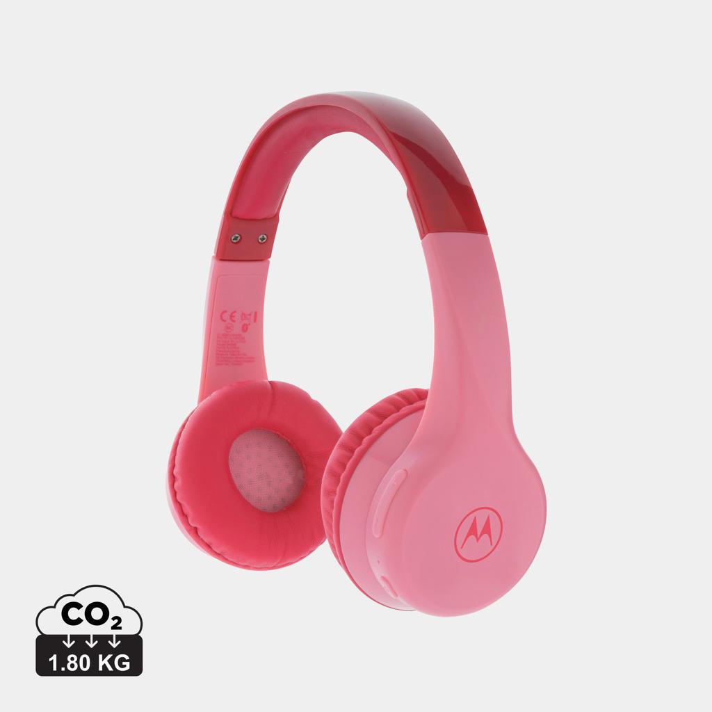 Căști wireless de siguranță pentru copii JR 300 Motorola pink