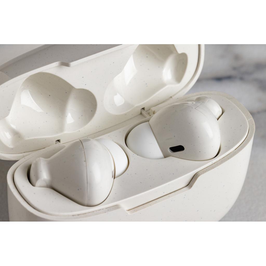 Căști wireless din plastic reciclat RCS Liberty Pro transparent