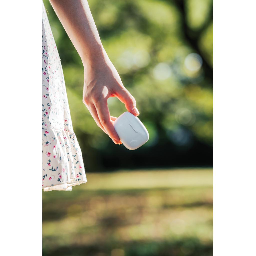 Căști wireless din plastic reciclat RCS Liberty Pro transparent