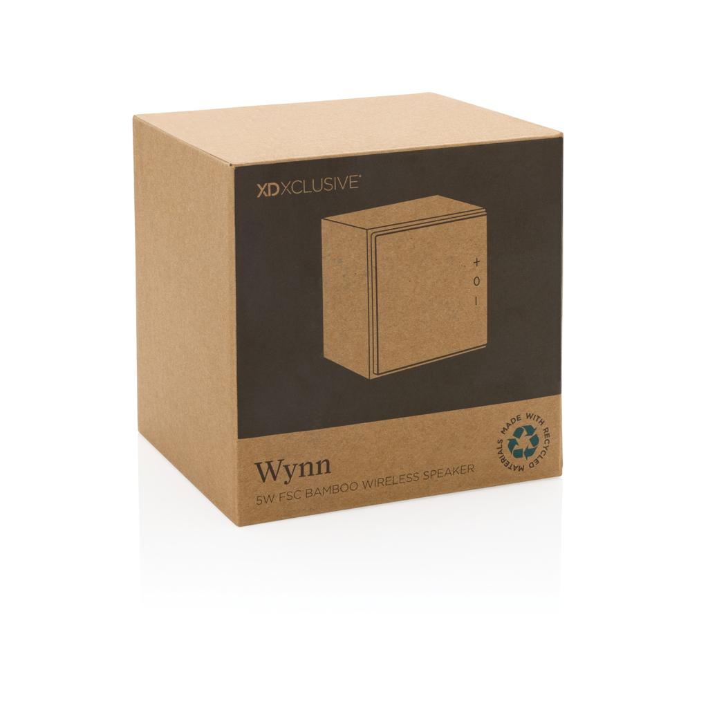 Difuzor wireless de 5W din bambus Wynn brown
