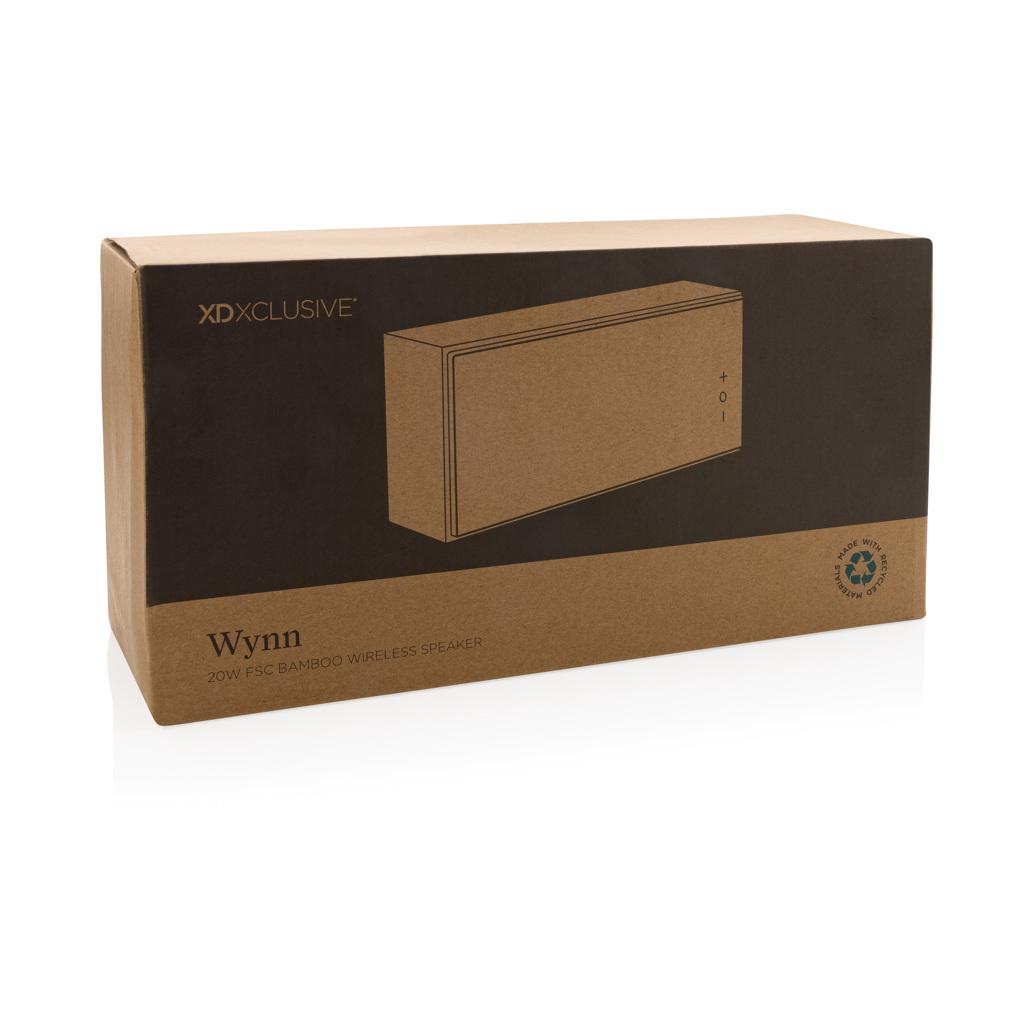 Difuzor wireless de 20W din bambus Wynn brown