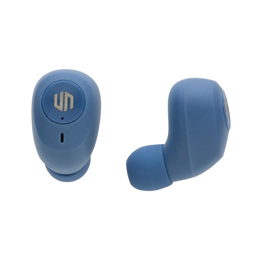 Căști cu ENC, din plastic reciclat RCS Palm Springs Urban Vitamin  blue