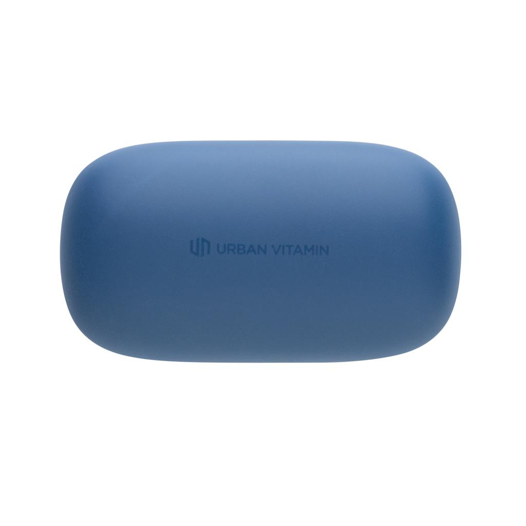 Căști cu ENC, din plastic reciclat RCS Palm Springs Urban Vitamin  blue
