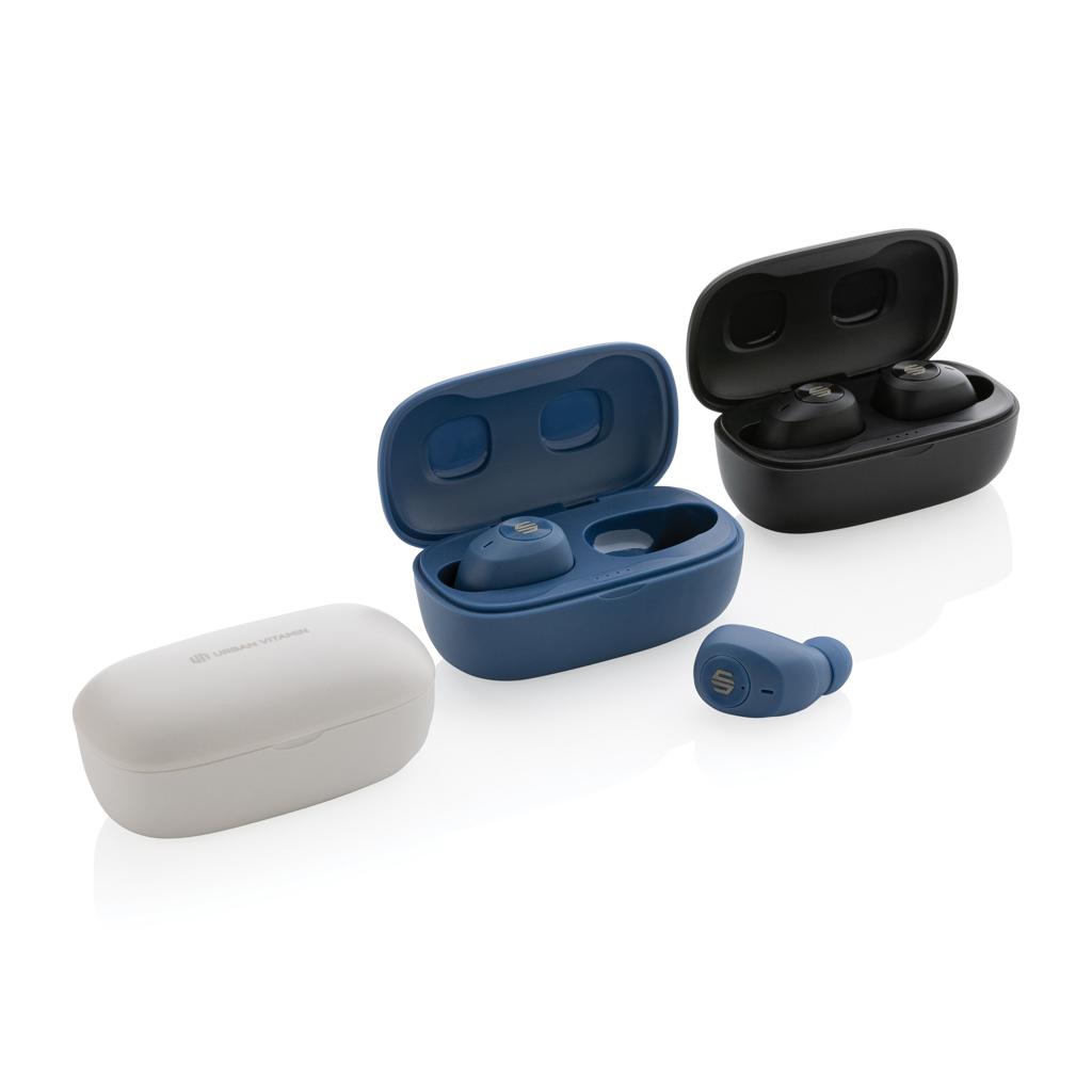 Căști cu ENC, din plastic reciclat RCS Palm Springs Urban Vitamin  black