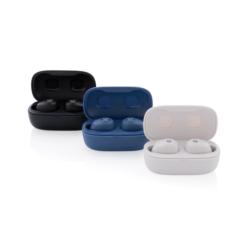 Căști cu ENC, din plastic reciclat RCS Palm Springs Urban Vitamin  black