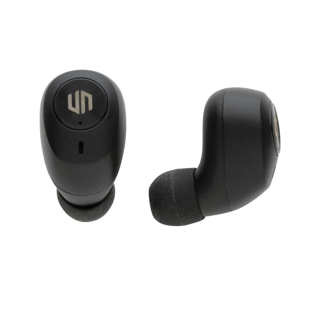 Căști cu ENC, din plastic reciclat RCS Palm Springs Urban Vitamin  black