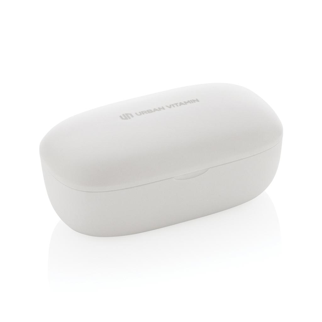 Căști cu ENC, din plastic reciclat RCS Palm Springs Urban Vitamin  transparent
