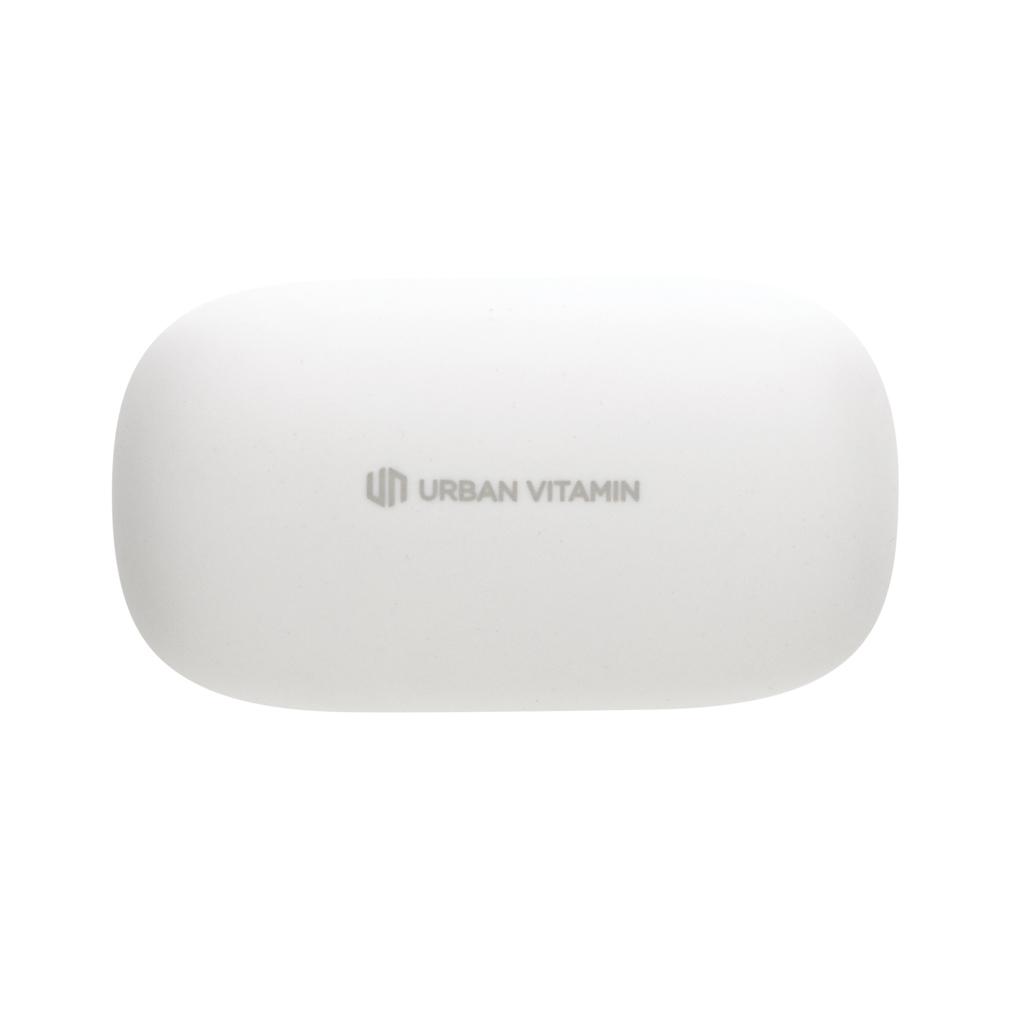 Căști cu ENC, din plastic reciclat RCS Palm Springs Urban Vitamin  transparent