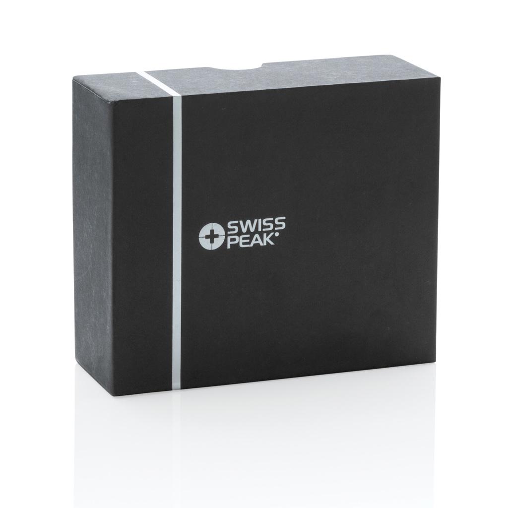 Căști TWS 2.0, din plastic reciclat RCS Swiss Peak black