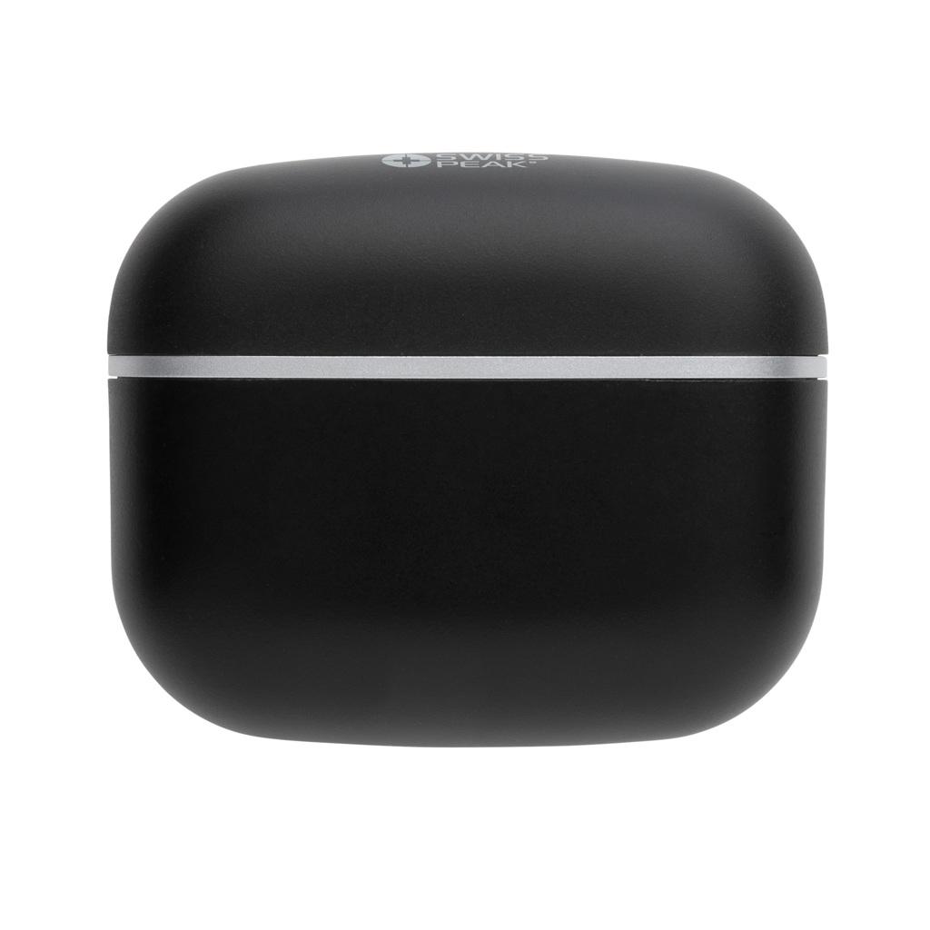 Căști TWS 2.0, din plastic reciclat RCS Swiss Peak black