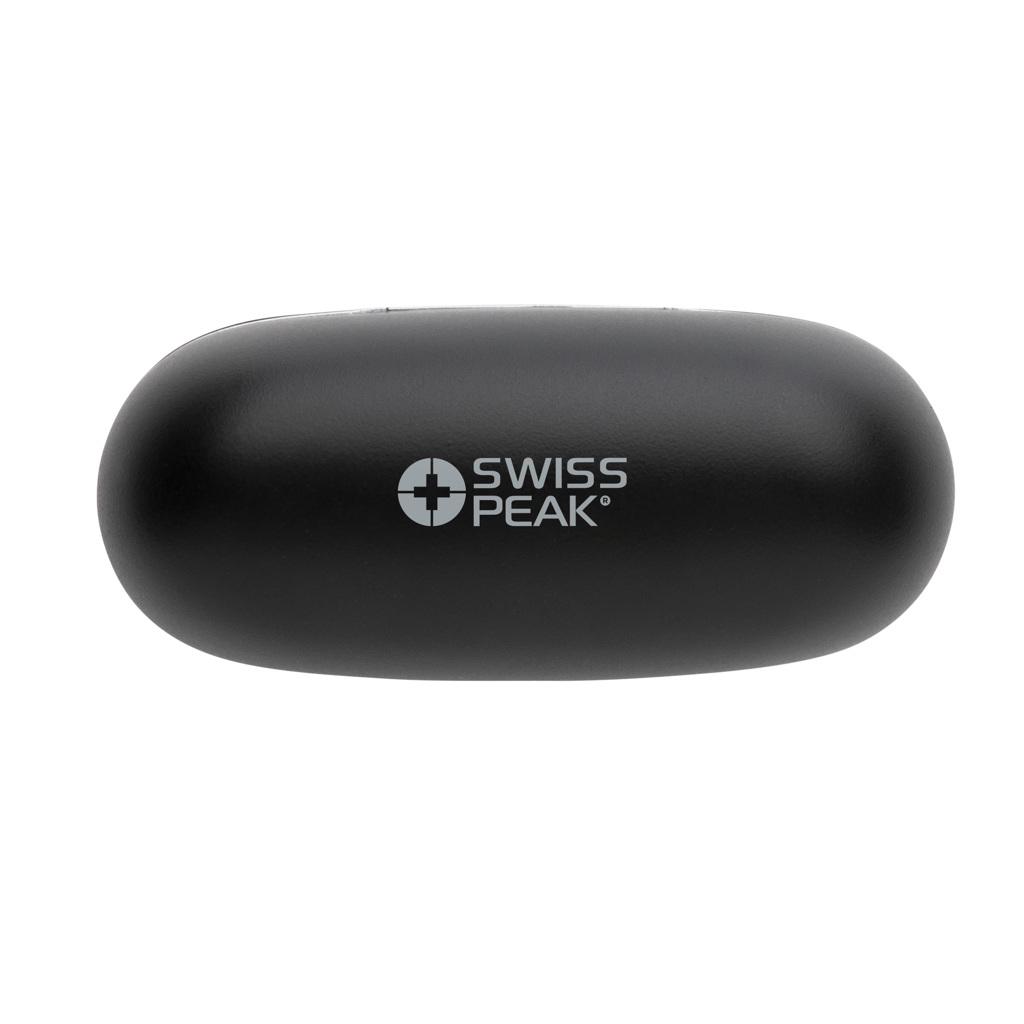 Căști TWS 2.0, din plastic reciclat RCS Swiss Peak black