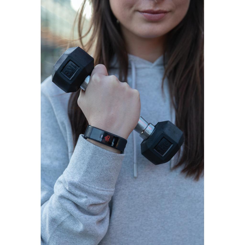 TPU reciclat RCS Sense Fit cu monitor de ritm cardiac black