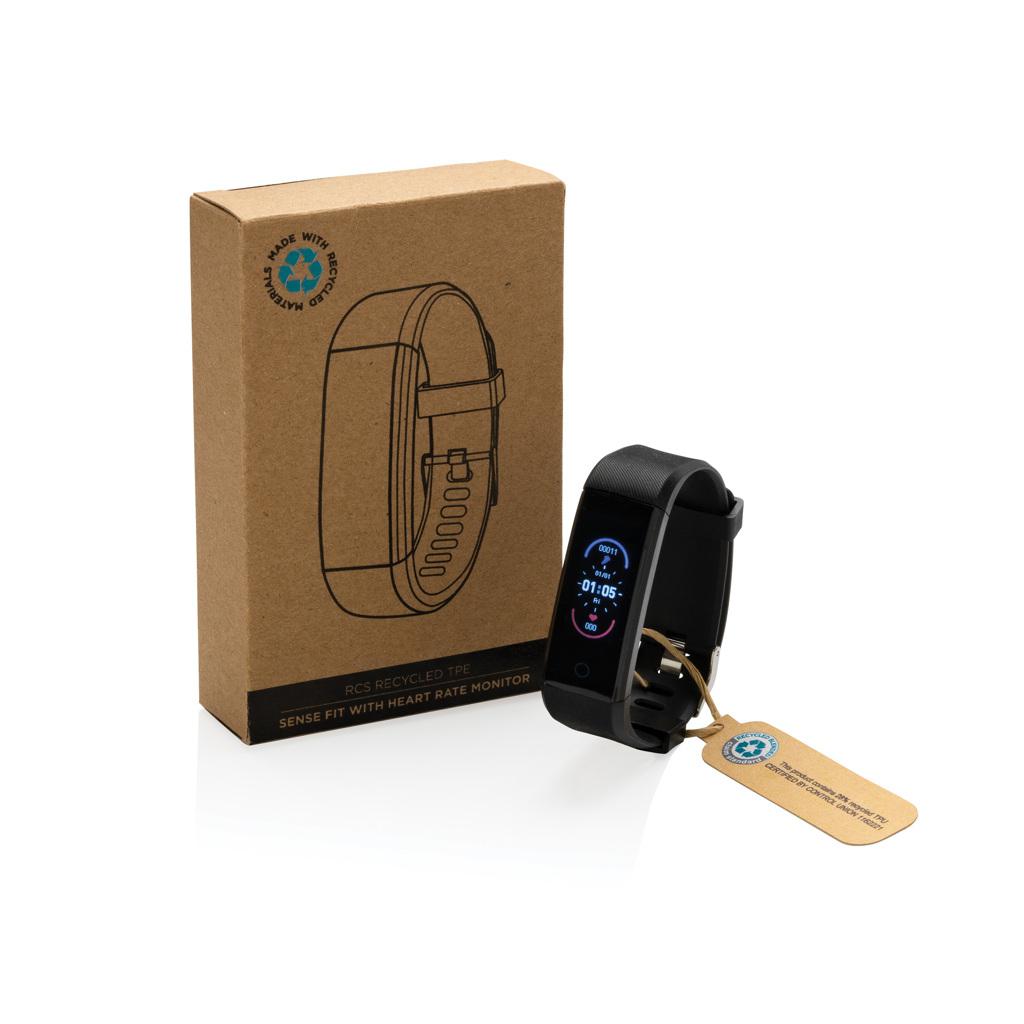 TPU reciclat RCS Sense Fit cu monitor de ritm cardiac black