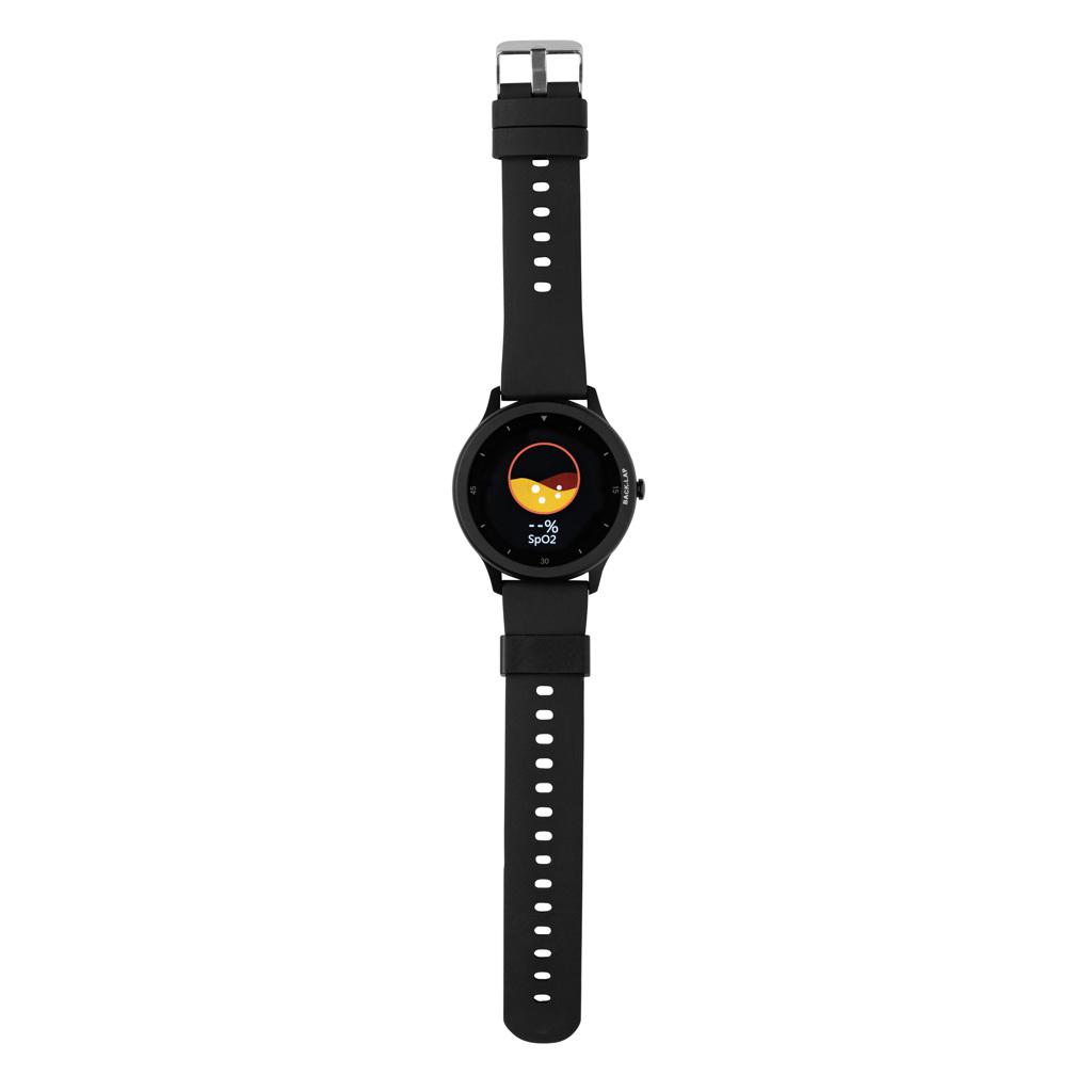 Ceas din TPU reciclat, certificat RCS Swiss Peak black