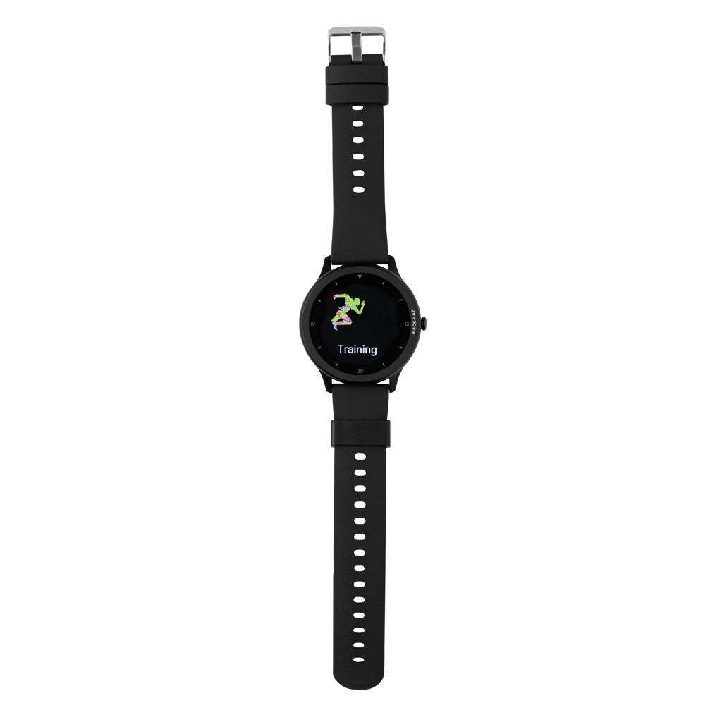 Ceas din TPU reciclat, certificat RCS Swiss Peak black