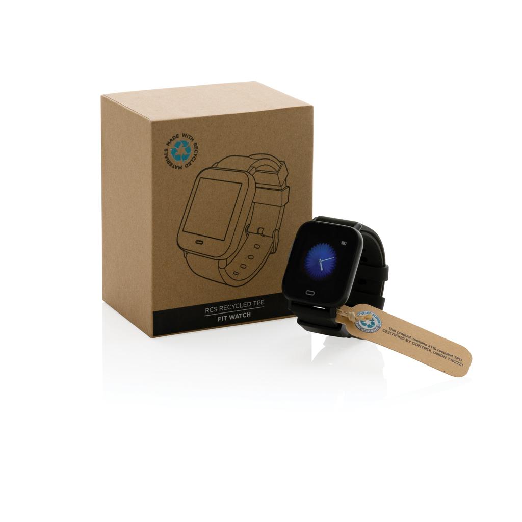 Ceas Fit din TPU reciclat RCS black