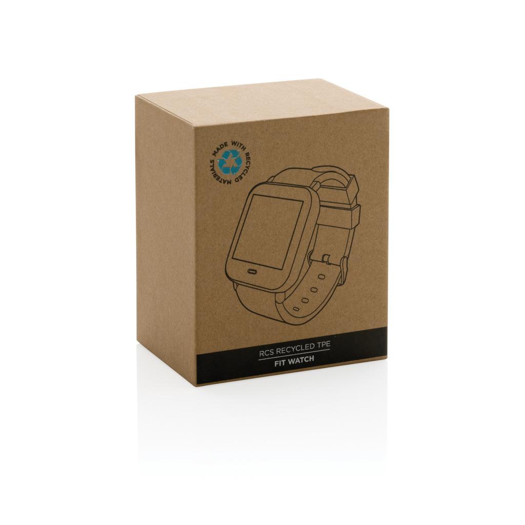 Ceas Fit din TPU reciclat RCS black