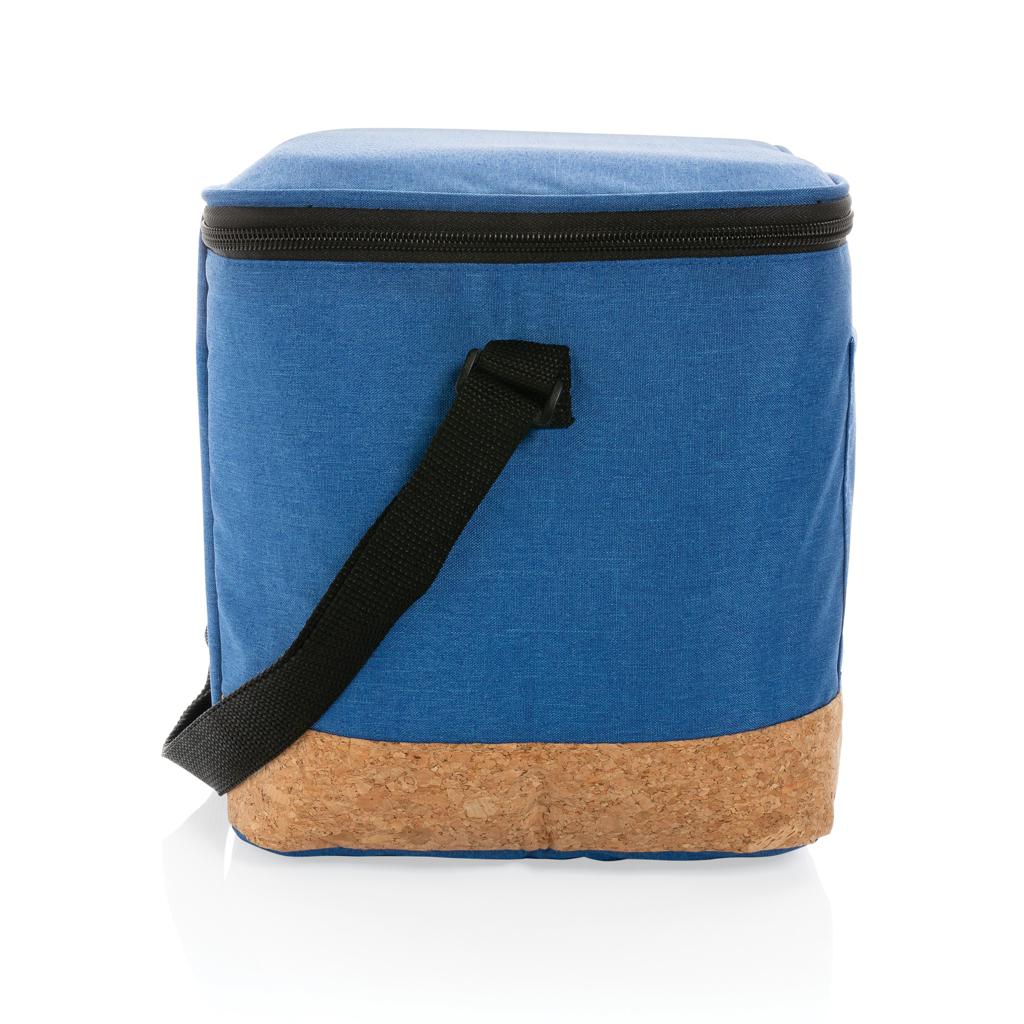Geantă de răcire XL din RPET în două tonuri, cu detaliu din plută Impact AWARE™ blue