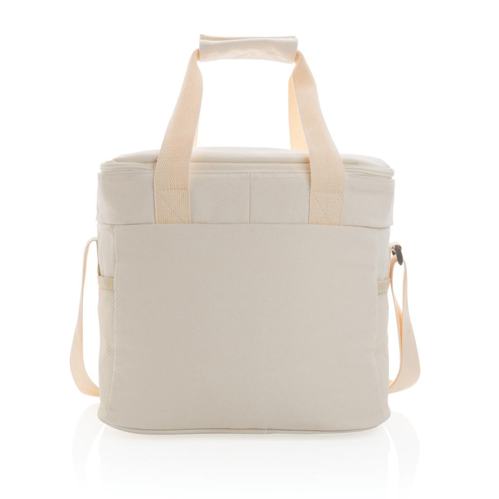 Geantă de răcire din pânză reciclată de 16 oz. Impact AWARE™ off white