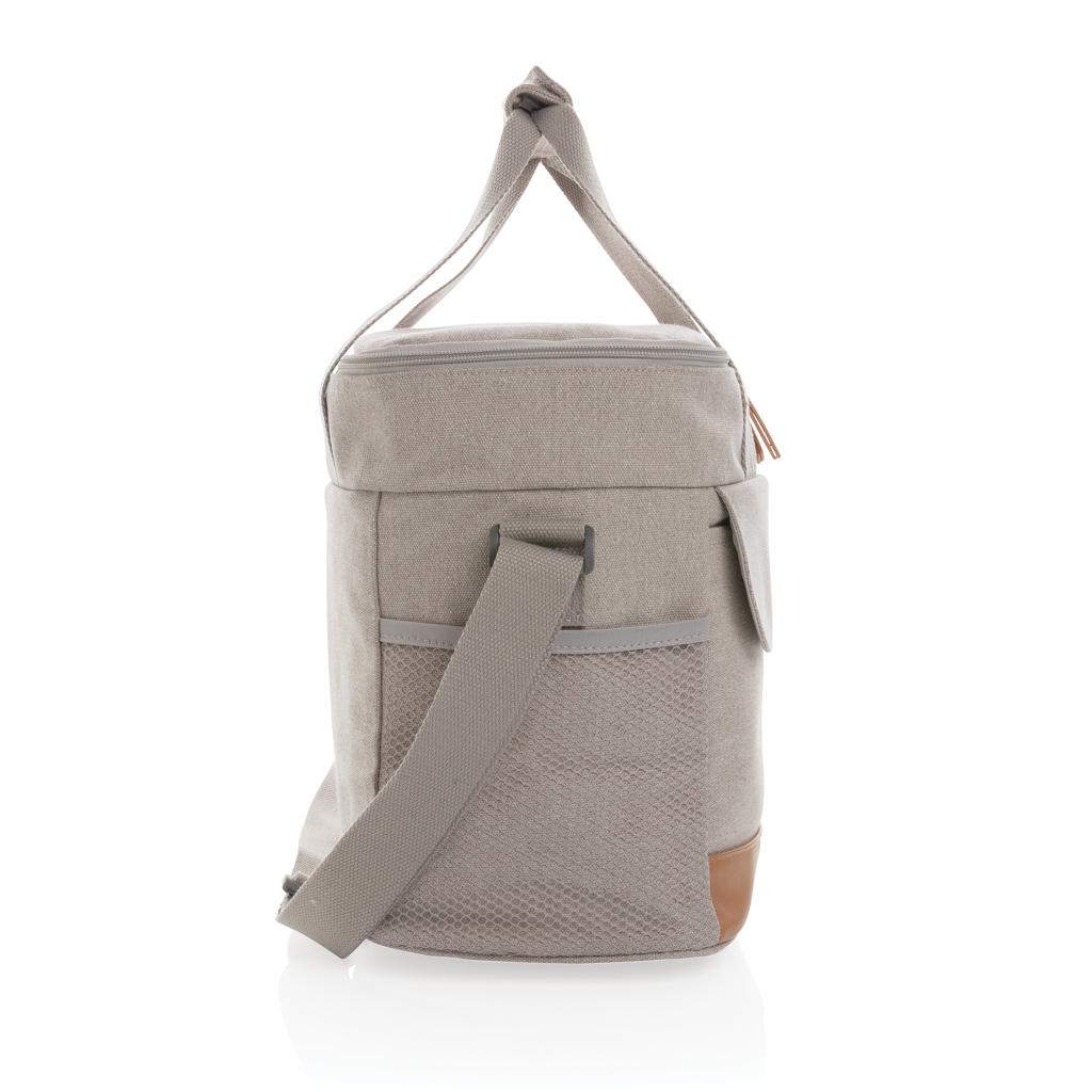 Geantă de răcire din pânză reciclată de 16 oz. Impact AWARE™ grey