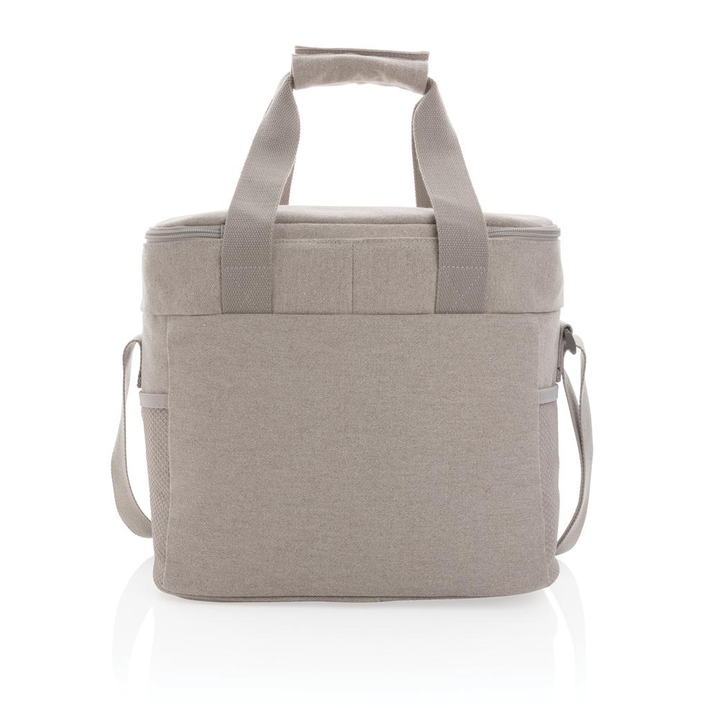 Geantă de răcire din pânză reciclată de 16 oz. Impact AWARE™ grey