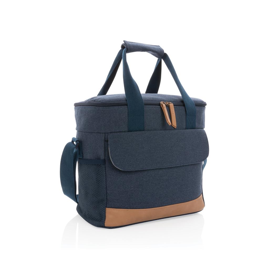 Geantă de răcire din pânză reciclată de 16 oz. Impact AWARE™ blue