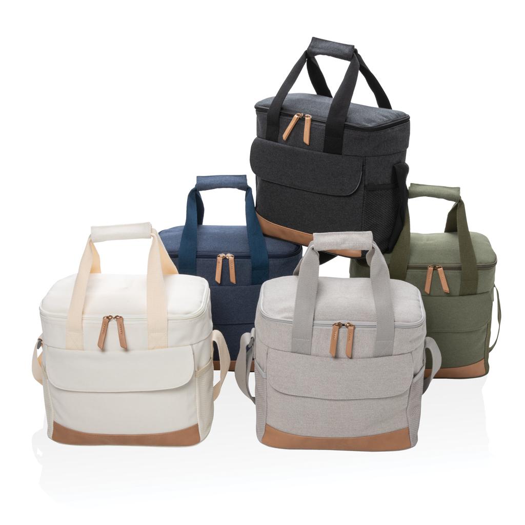 Geantă de răcire din pânză reciclată de 16 oz. Impact AWARE™ black