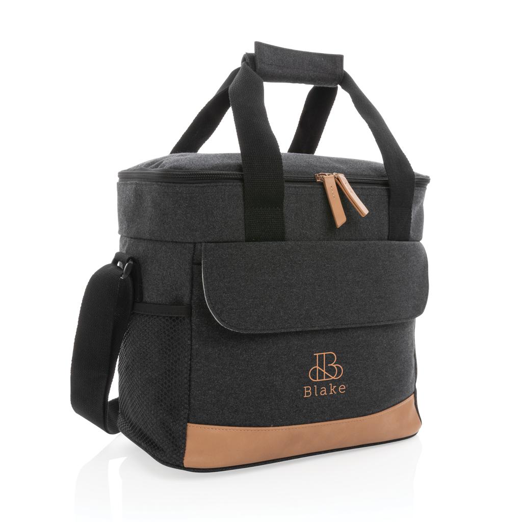 Geantă de răcire din pânză reciclată de 16 oz. Impact AWARE™ black