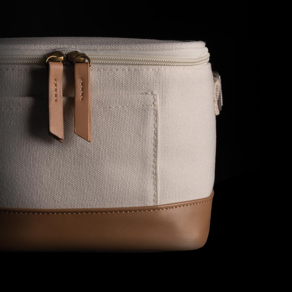 Geantă de răcire pentru șase doze din pânză reciclată de 16 oz. Impact AWARE™  grey