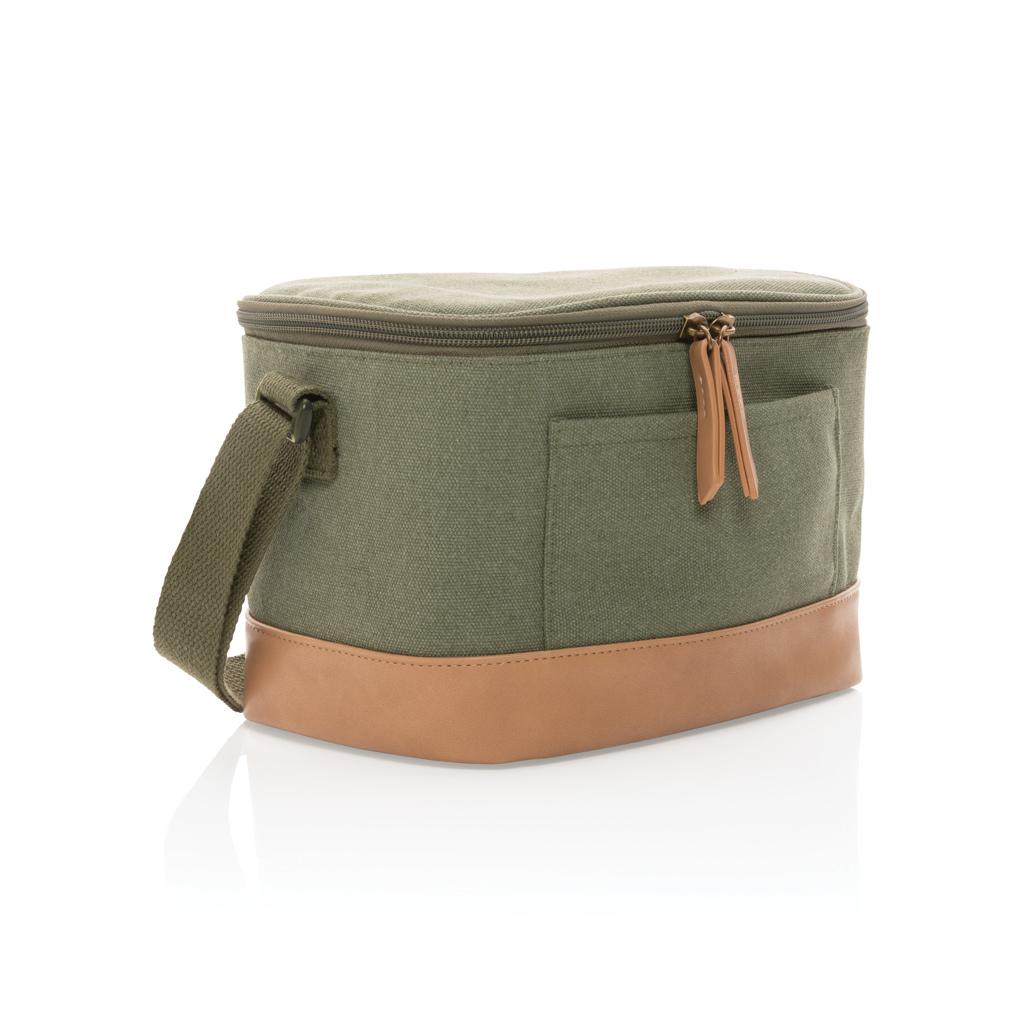 Geantă de răcire pentru șase doze din pânză reciclată de 16 oz. Impact AWARE™  green