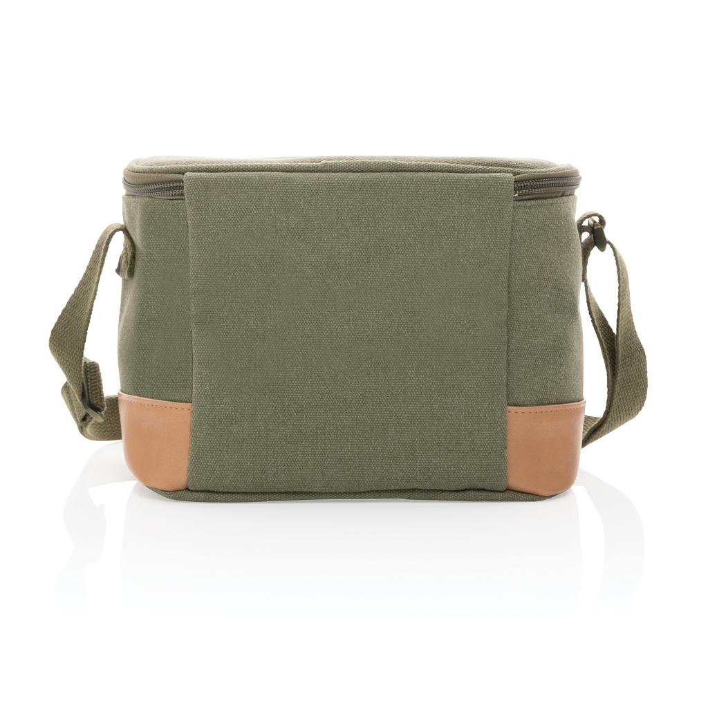 Geantă de răcire pentru șase doze din pânză reciclată de 16 oz. Impact AWARE™  green