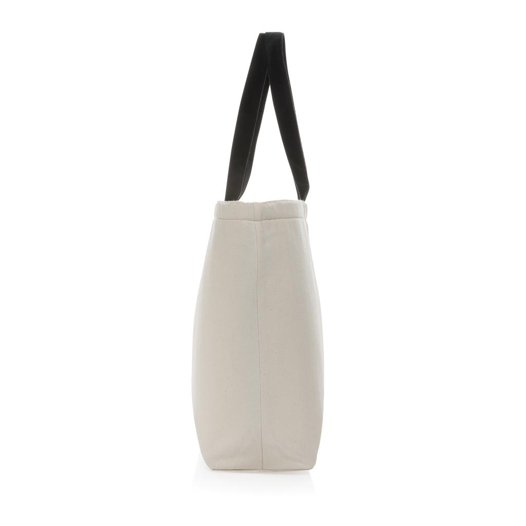 Geantă de răcire mare tip tote din pânză reciclată de 285 gsm, nevopsită Impact Aware™ off white