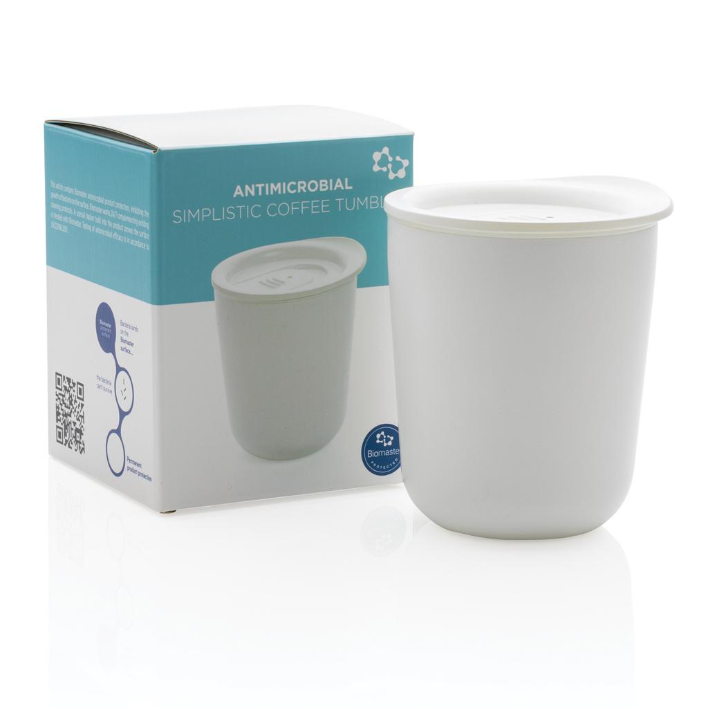 Pahar de cafea antimicrobian simplist transparent