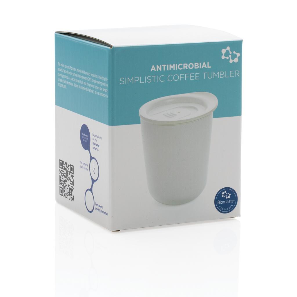 Pahar de cafea antimicrobian simplist transparent