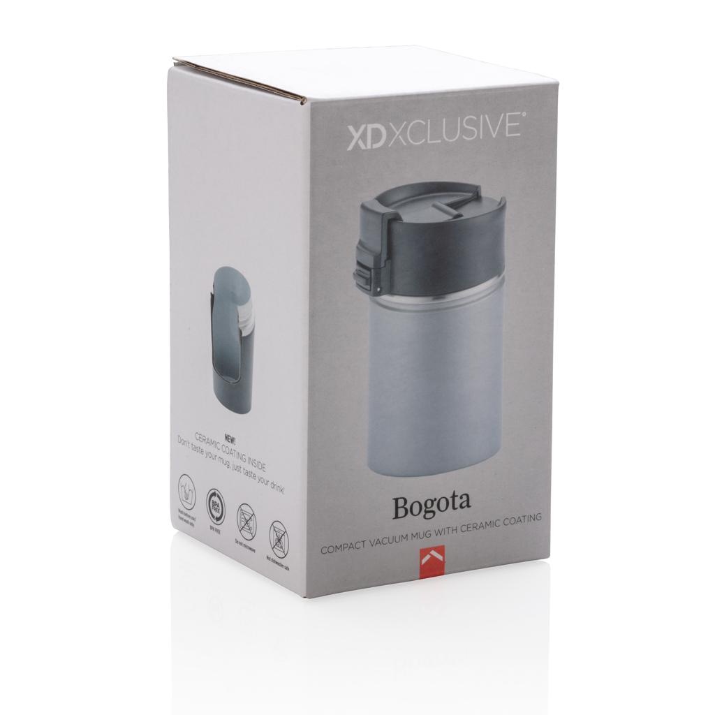 Cană compactă vacuum cu înveliș ceramic Bogota  grey