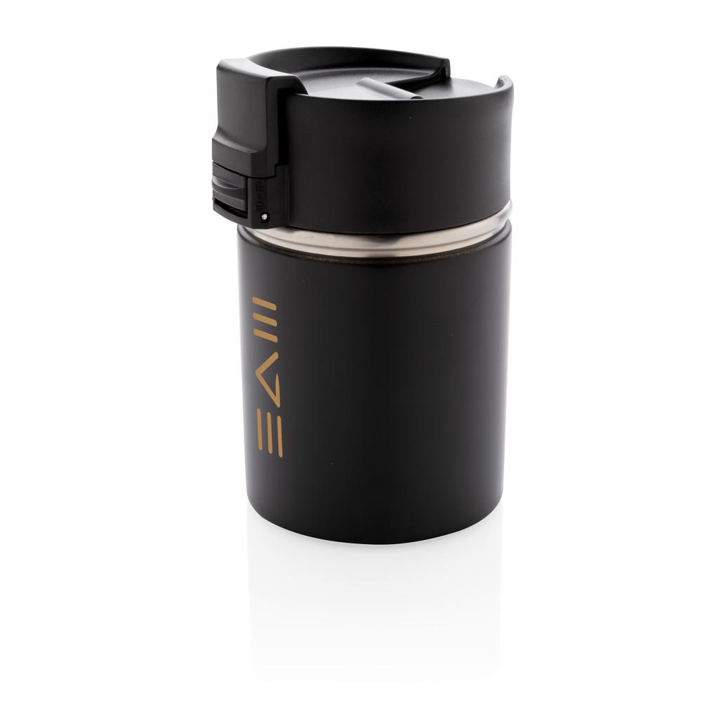 Cană compactă vacuum cu înveliș ceramic Bogota  black